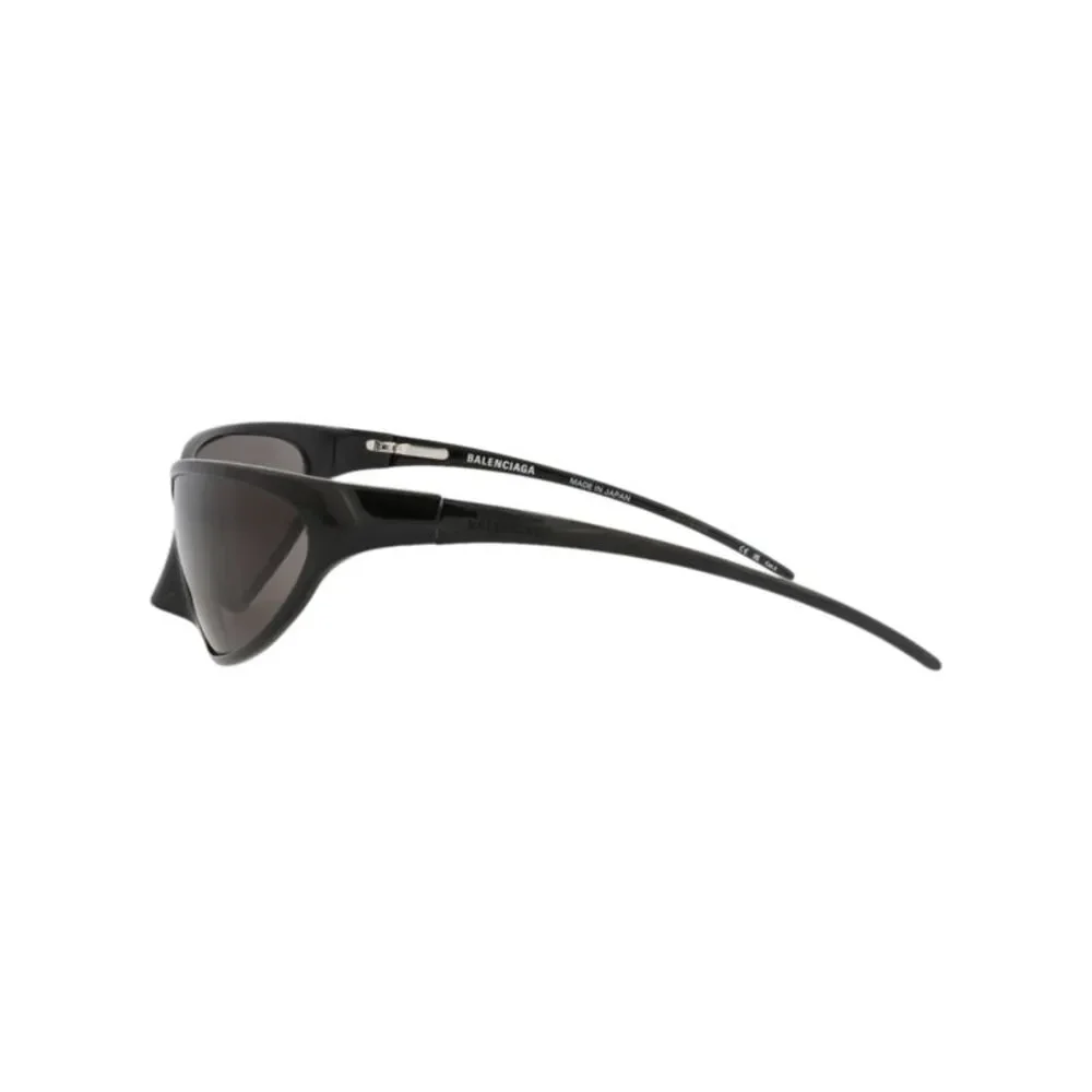 Balenciaga Shield-Frame Alluminum Sunglasses Black Unisex-Adult
